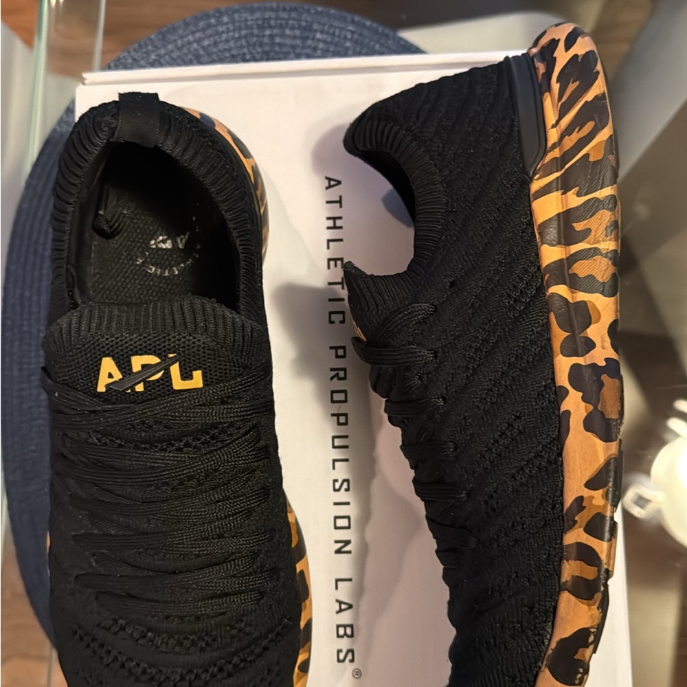 APL Black and Leopard Sneakers